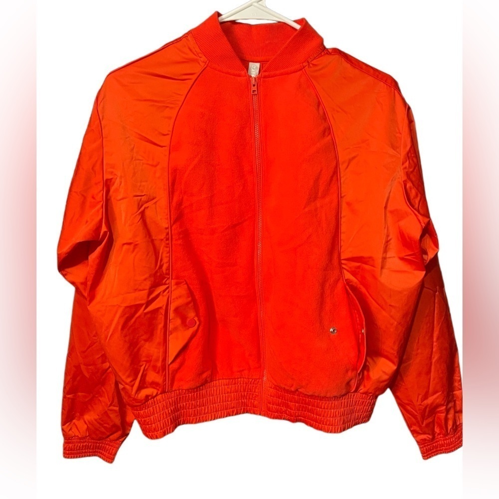 Athleta Jackets & Coats |Athleta Zion Microfleece | Color: Orange/Red | Size: XS - Picture 2 of 9